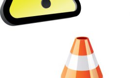Construction cone and exclamation